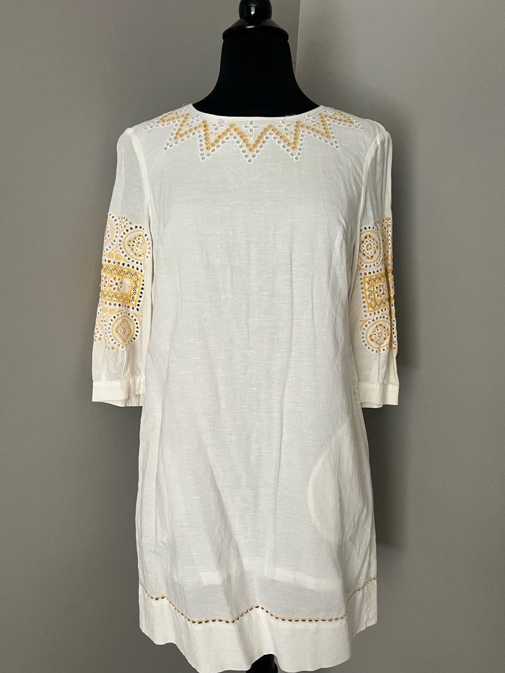 Phillip Lim 3.1 White Embroidered Tunic Dress